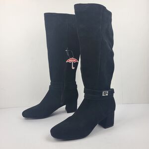 BLONDO ASHLEY Waterproof Knee High Boot Faux leather suede Black 8.5M